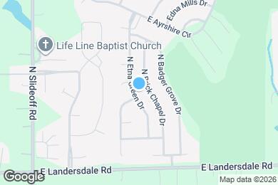 Map image of the property - 13237 N Etna Green Dr