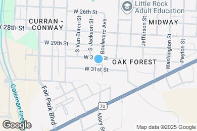 Map image of the property - 5004 W 31st St