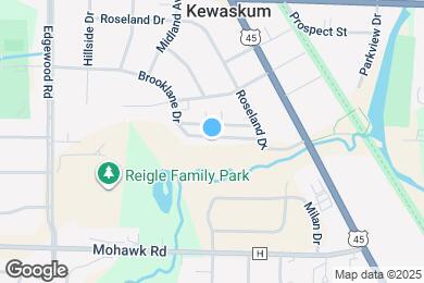 Map image of the property - 956 Roseland Dr