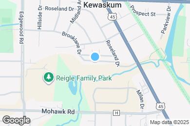 Map image of the property - 967 Roseland Dr