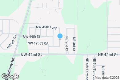 Map image of the property - 55 NW 45th Loop