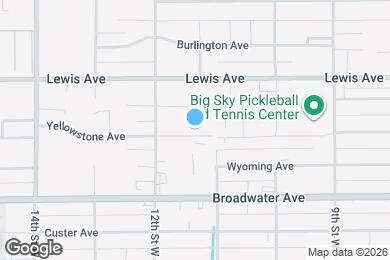 Map image of the property - 1121 Yellowstone Ave