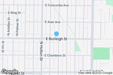 Map image of the property - 632 E Burleigh St