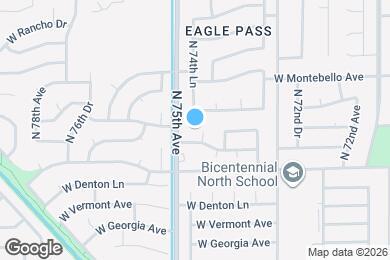 Map image of the property - 5608 N 74th Dr