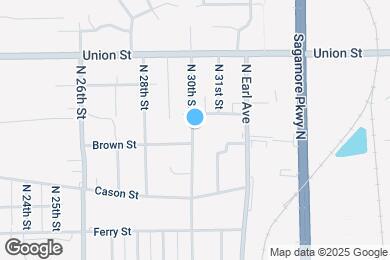 Map image of the property - 571 N 30th St