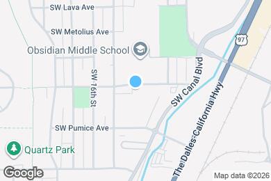 Map image of the property - 1352 SW Obsidian Ave