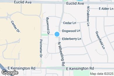 Map image of the property - 1070 N Wheeling Rd
