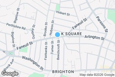Map image of the property - 272 Faneuil St