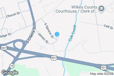 Map image of the property - 604 S Spruce St