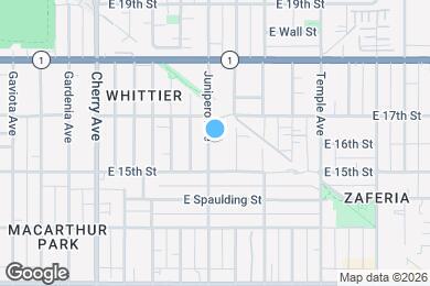 Map image of the property - 1600 Junipero Ave