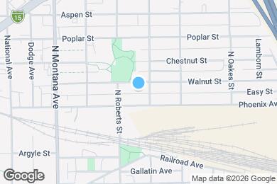 Map image of the property - 1427 1/2 Walnut St