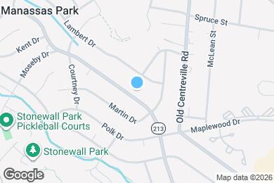 Map image of the property - 208 Manassas Dr