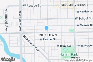 Map image of the property - 2202 W Belmont Ave