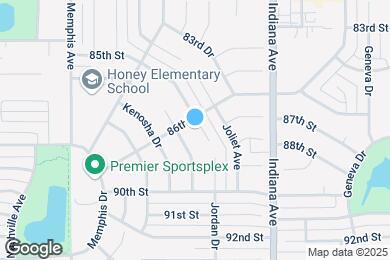 Map image of the property - 8604 Jordan Dr