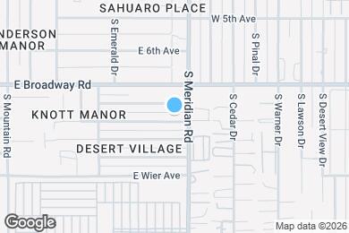 Map image of the property - 11548 E Marguerite Ave