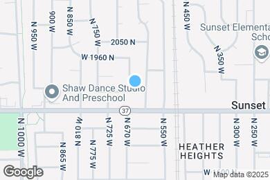 Map image of the property - 1868 N 660 W