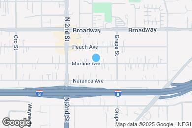 Map image of the property - 1345 Marline Ave