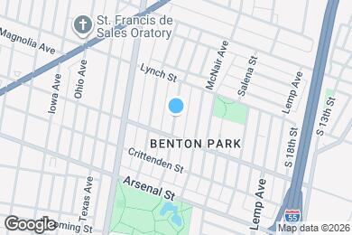 Map image of the property - 2842 Missouri Ave