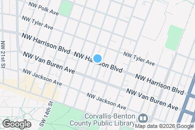 Map image of the property - 1110 NW Harrison Blvd