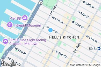Map image of the property - 531 W 48th St