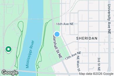 Map image of the property - 1435 Marshall St NE