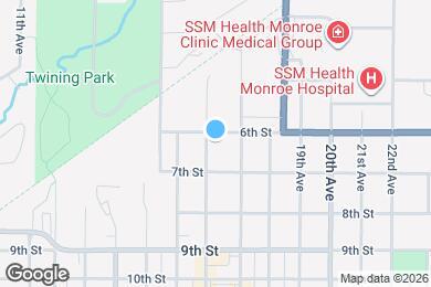 Map image of the property - 610 16th Ave