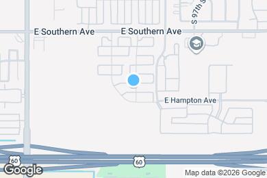 Map image of the property - 1330 S Aaron