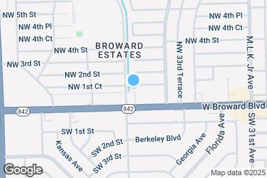 Map image of the property - 3490 NW 1st St