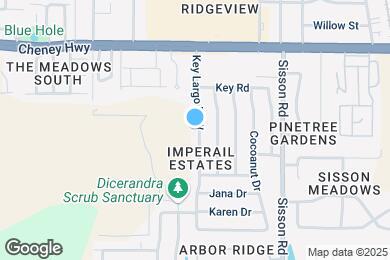 Map image of the property - 4800 Key Largo Dr W