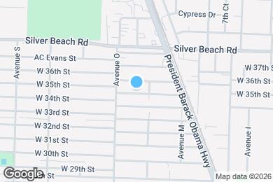 Map image of the property - 1232 W 35th St