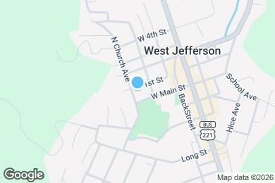 Map image of the property - 209 W 1st St