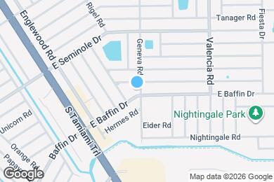 Map image of the property - 311 E Baffin Dr