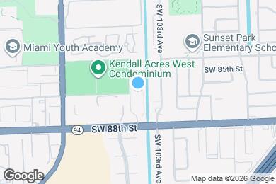 Map image of the property - 10353 N Kendall Dr