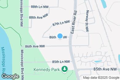 Map image of the property - 832 86th Ln NW