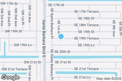 Map image of the property - 132 SE 19th Ter