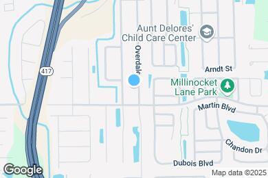 Map image of the property - 1118 Overdale St