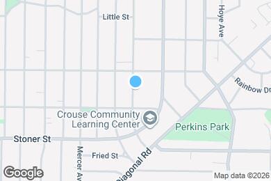 Map image of the property - 691 Noble Ave