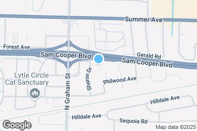 Map image of the property - Shady Oaks