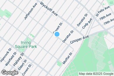 Map image of the property - Large 2 Bedroom Apt in Bushwick!