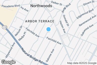 Map image of the property - 3812 Avondale Ave