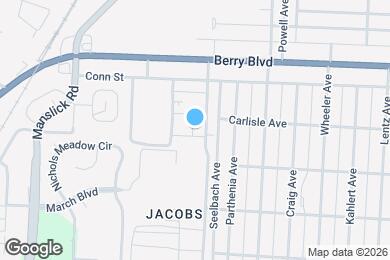 Map image of the property - 1703 Lafayette Dr