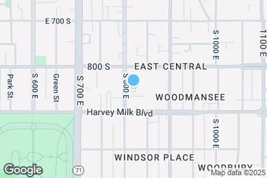 Map image of the property - 833 S 800 E