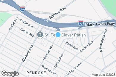 Map image of the property - 4424 Marcus Ave