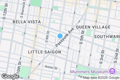 Map image of the property - 930 E Passyunk Ave