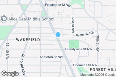 Map image of the property - 4707 Connecticut Ave NW