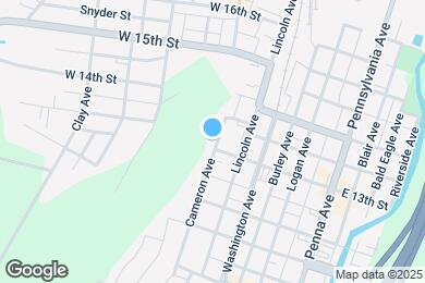 Map image of the property - 1307 Cameron Ave