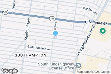 Map image of the property - 5044 Bancroft Ave