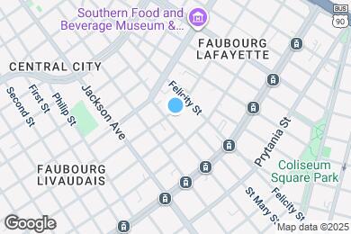 Map image of the property - 1836 Baronne St