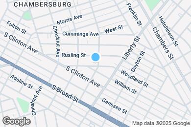Map image of the property - 825 Anderson St