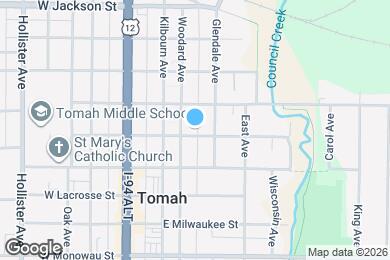 Map image of the property - 310 E Saratoga St